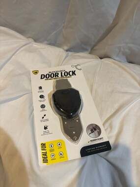 Guard Dog Security Blocklock Portable Door Lock for Travel and Home